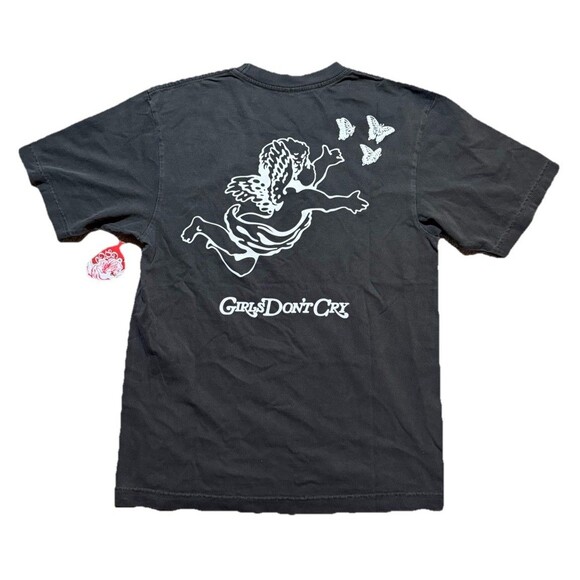 Girls Don't Cry GDC Angel Logo T-Shirt Small NWT Verde